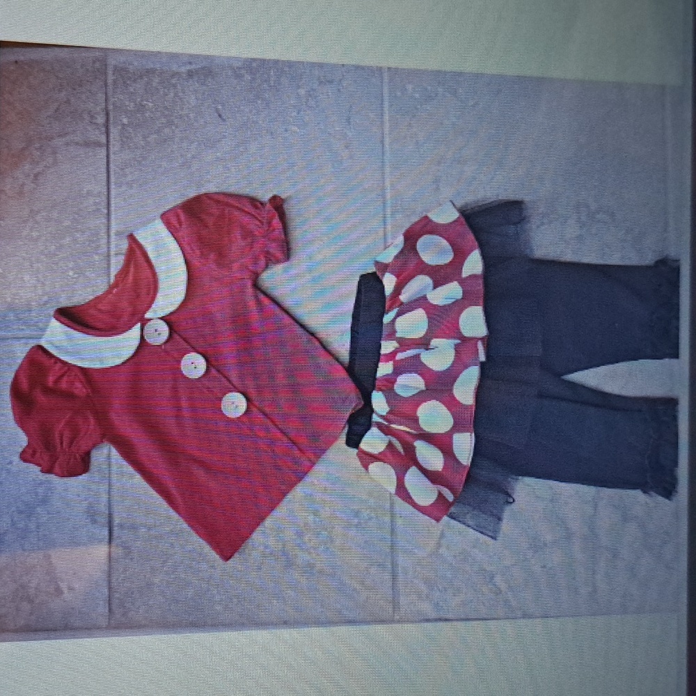 Toddler Minnie  Mouse design set